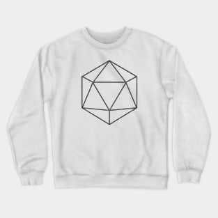 Minimal polygon distressed Crewneck Sweatshirt